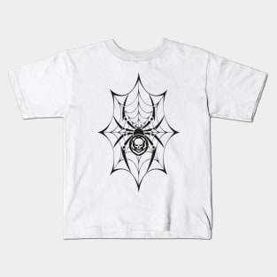 Stylized black spider Kids T-Shirt